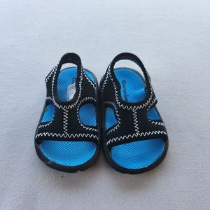 Garanimals black and blue sandals